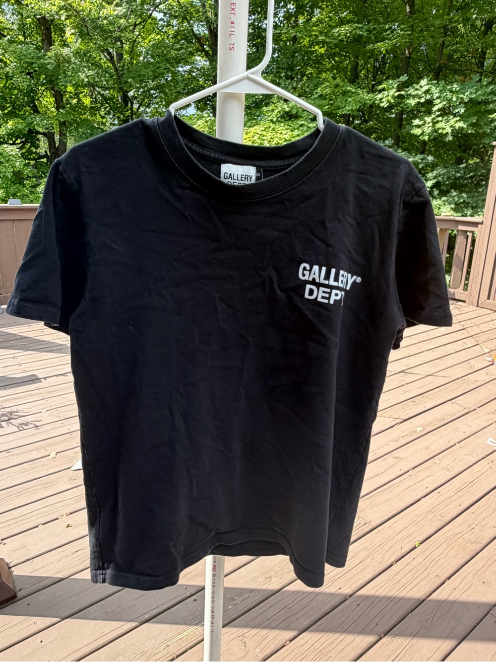 Gallery Dept Black Logo Tee small